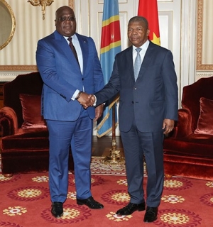 João Lourenço e Félix Tshisekedi reuniram ontem em Luanda