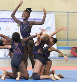 Angola no africano de ginástica rítmica no Ruanda!