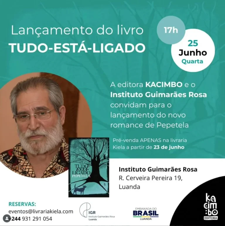 Pepetela brinda leitores com a obra “Tudo-Está-Ligado”.