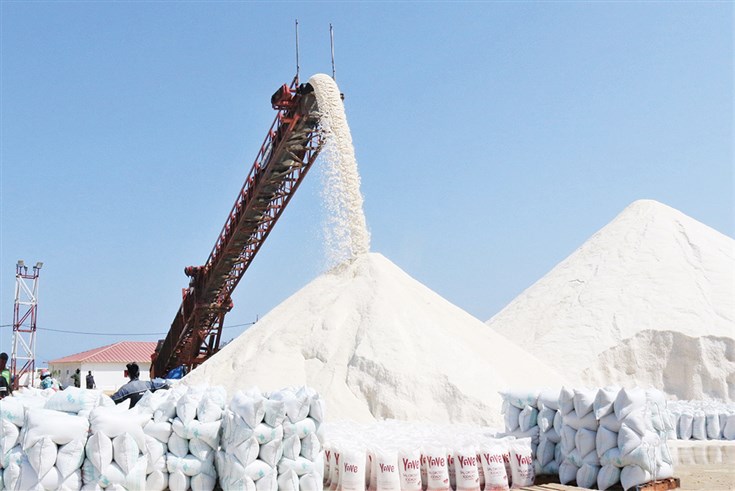 salinas em Angola