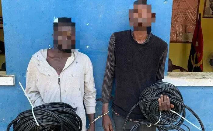 SIC detém dois vigilantes no Uíge acusados de furtar cabos elétricos.