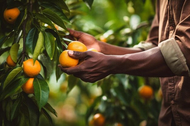 A produção de frutas
