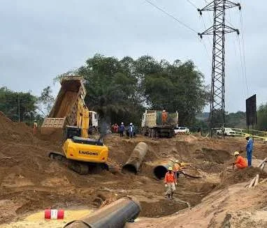 Rotura na conduta