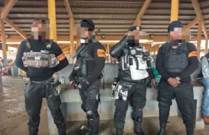 Detidos dois cidadãos por suspeita de uso indevido de acessórios de guerra em eventos.